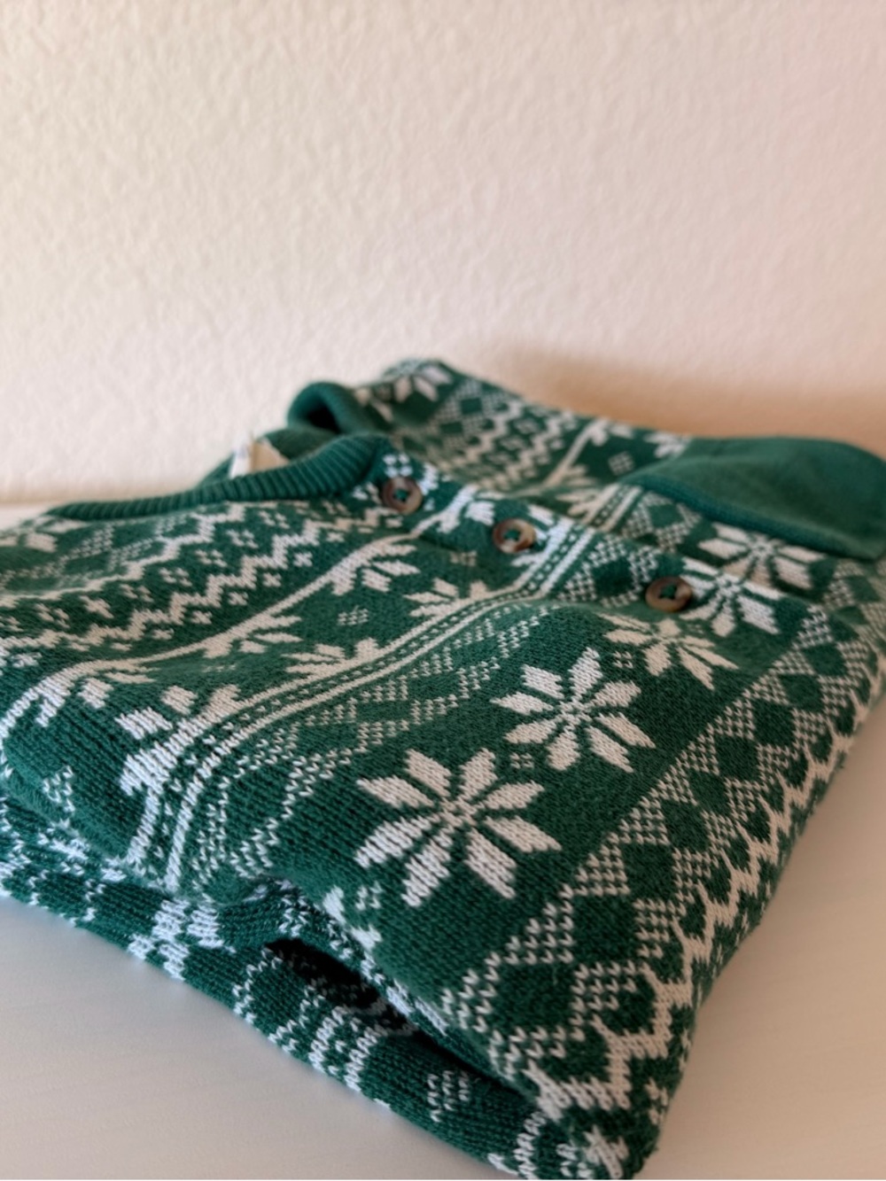 Jacquard Cotton Sweater Romper - Picture 5 of 5